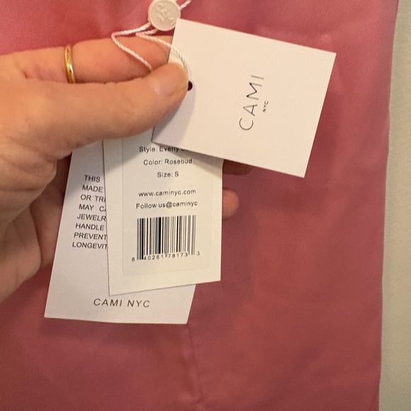 Cami NYC Rosebud Silk Camisole, Size S - Picture 6 of 7